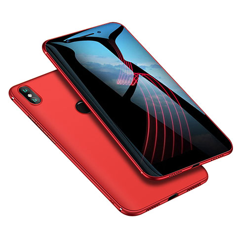 Silikon Hülle Handyhülle Ultra Dünn Schutzhülle Tasche S02 für Xiaomi Mi 6X Rot