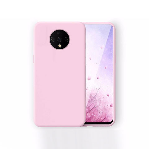 Silikon Hülle Handyhülle Ultra Dünn Schutzhülle Tasche S03 für OnePlus 7T Rosegold