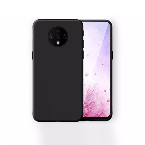 Silikon Hülle Handyhülle Ultra Dünn Schutzhülle Tasche S03 für OnePlus 7T Schwarz