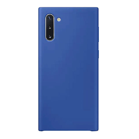 Silikon Hülle Handyhülle Ultra Dünn Schutzhülle Tasche S03 für Samsung Galaxy Note 10 5G Blau