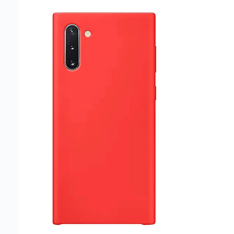 Silikon Hülle Handyhülle Ultra Dünn Schutzhülle Tasche S03 für Samsung Galaxy Note 10 5G Rot