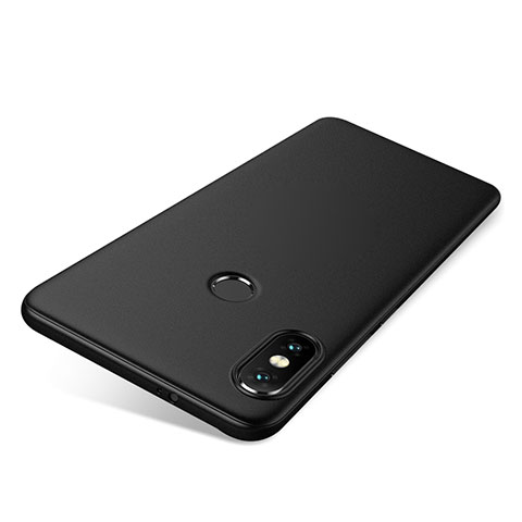 Silikon Hülle Handyhülle Ultra Dünn Schutzhülle Tasche S03 für Xiaomi Redmi Note 5 Pro Schwarz