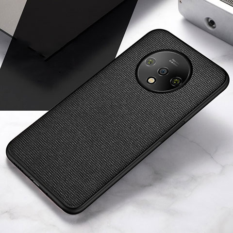 Silikon Hülle Handyhülle Ultra Dünn Schutzhülle Tasche S04 für OnePlus 7T Schwarz