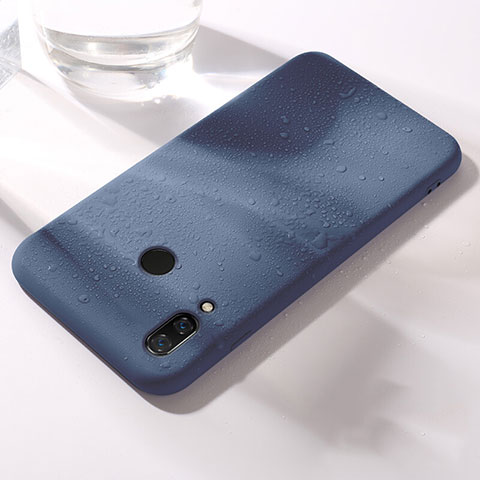 Silikon Hülle Handyhülle Ultra Dünn Schutzhülle Tasche S05 für Huawei Honor View 10 Lite Blau