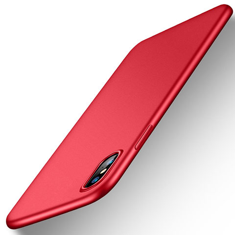 Silikon Hülle Handyhülle Ultra Dünn Schutzhülle Tasche S18 für Apple iPhone X Rot