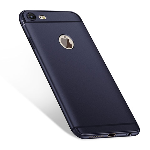 Silikon Hülle Handyhülle Ultra Dünn Schutzhülle U04 für Apple iPhone 6S Plus Blau