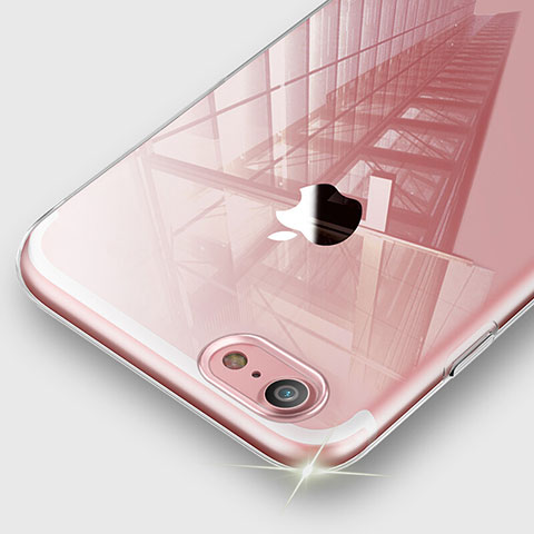 Silikon Hülle Handyhülle Ultradünn Tasche Durchsichtig Transparent für Apple iPhone 7 Klar