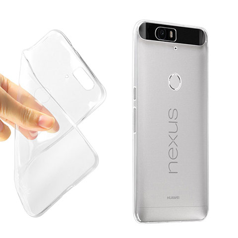 Silikon Hülle Handyhülle Ultradünn Tasche Durchsichtig Transparent für Google Nexus 6P Klar