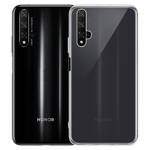 Silikon Hülle Handyhülle Ultradünn Tasche Durchsichtig Transparent für Huawei Honor 20S Klar