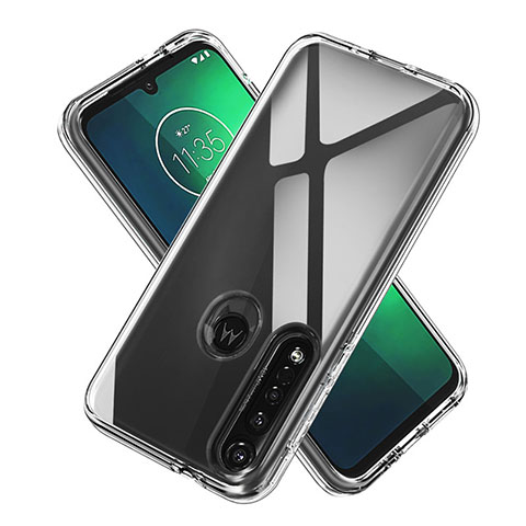 Silikon Hülle Handyhülle Ultradünn Tasche Durchsichtig Transparent für Motorola Moto G8 Plus Klar