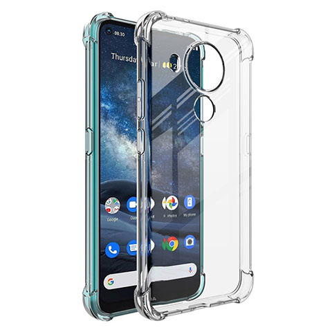 Silikon Hülle Handyhülle Ultradünn Tasche Durchsichtig Transparent für Nokia 7.3 Klar