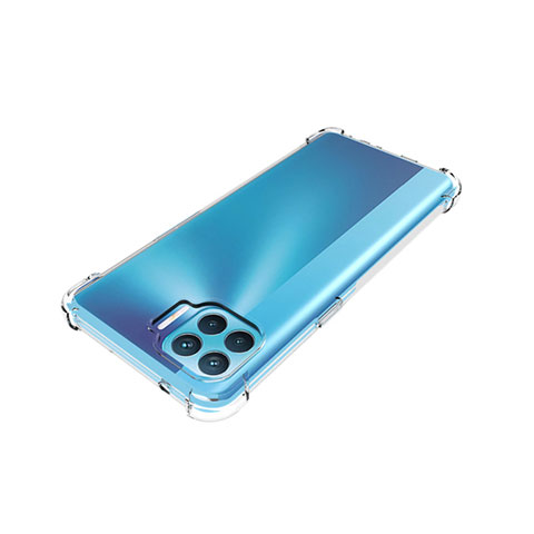 Silikon Hülle Handyhülle Ultradünn Tasche Durchsichtig Transparent für Oppo F17 Pro Klar