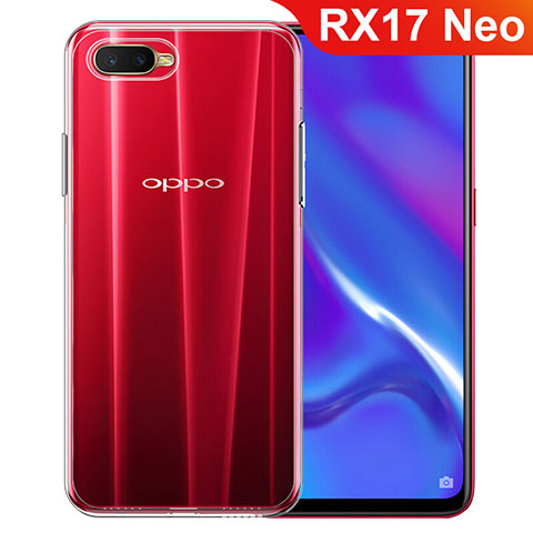 Silikon Hülle Handyhülle Ultradünn Tasche Durchsichtig Transparent für Oppo RX17 Neo Klar