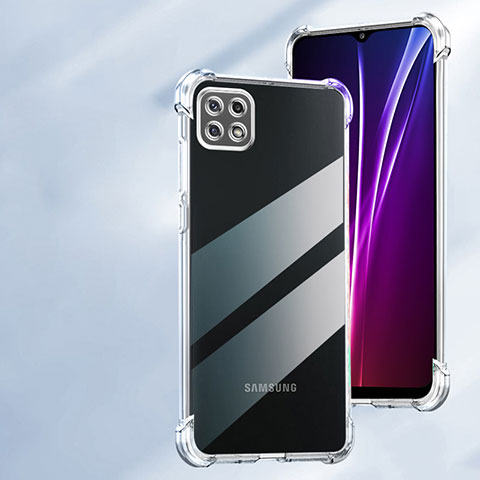 Silikon Hülle Handyhülle Ultradünn Tasche Durchsichtig Transparent für Samsung Galaxy A22s 5G Klar