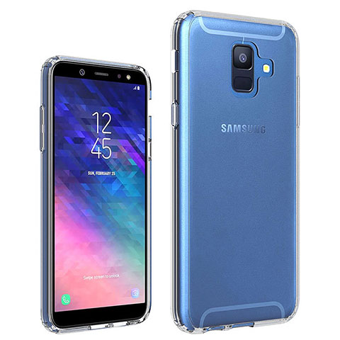 Silikon Hülle Handyhülle Ultradünn Tasche Durchsichtig Transparent für Samsung Galaxy A6 (2018) Dual SIM Klar