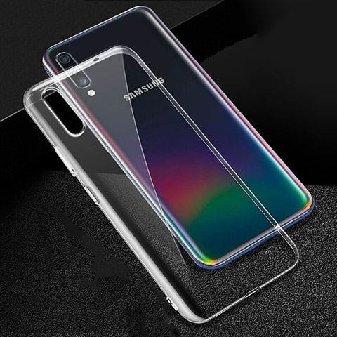 Silikon Hülle Handyhülle Ultradünn Tasche Durchsichtig Transparent für Samsung Galaxy A70S Klar