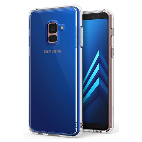 Silikon Hülle Handyhülle Ultradünn Tasche Durchsichtig Transparent für Samsung Galaxy A8+ A8 Plus (2018) Duos A730F Klar