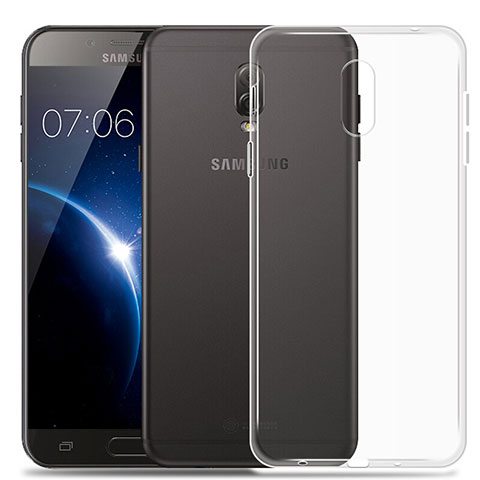 Silikon Hülle Handyhülle Ultradünn Tasche Durchsichtig Transparent für Samsung Galaxy C8 C710F Klar