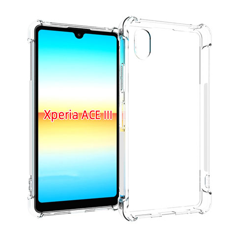 Silikon Hülle Handyhülle Ultradünn Tasche Durchsichtig Transparent für Sony Xperia Ace III Klar