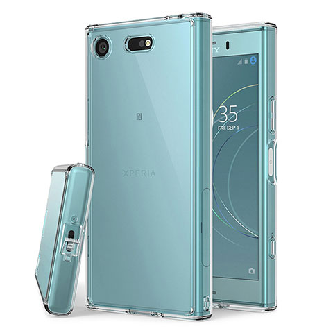 Silikon Hülle Handyhülle Ultradünn Tasche Durchsichtig Transparent für Sony Xperia XZ1 Compact Klar