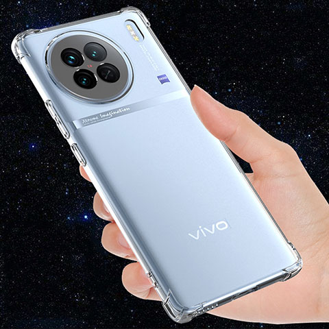 Silikon Hülle Handyhülle Ultradünn Tasche Durchsichtig Transparent für Vivo X90 Pro+ Plus 5G Klar