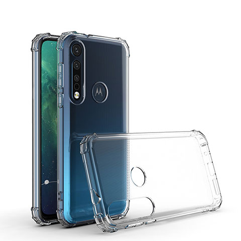 Silikon Hülle Handyhülle Ultradünn Tasche Durchsichtig Transparent G01 für Motorola Moto G8 Plus Klar