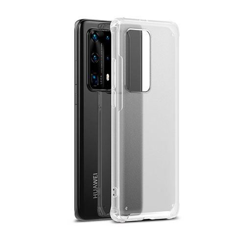 Silikon Hülle Handyhülle und Kunststoff Schutzhülle Tasche R01 für Huawei P40 Pro+ Plus Klar