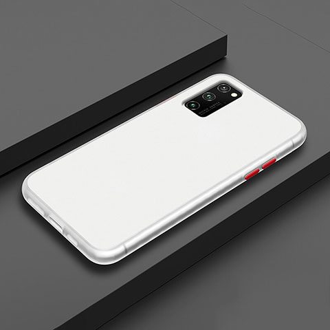 Silikon Hülle Handyhülle und Kunststoff Schutzhülle Tasche R02 für Huawei Honor View 30 Pro 5G Weiß