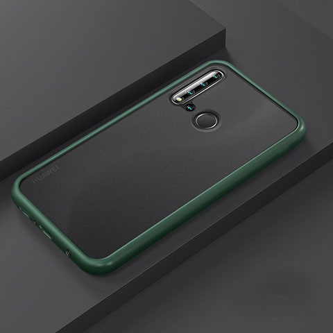 Silikon Hülle Handyhülle und Kunststoff Schutzhülle Tasche R03 für Huawei P20 Lite (2019) Cyan