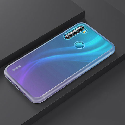 Silikon Hülle Handyhülle und Kunststoff Schutzhülle Tasche R03 für Xiaomi Redmi Note 8T Weiß