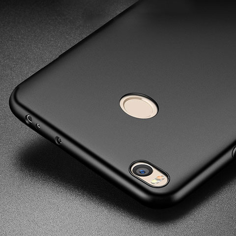 Silikon Schutzhülle Gummi Tasche für Xiaomi Redmi Note 5A High Edition Schwarz