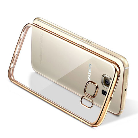 Silikon Schutzhülle Rahmen Tasche Durchsichtig Transparent Matt für Samsung Galaxy Note 5 N9200 N920 N920F Gold