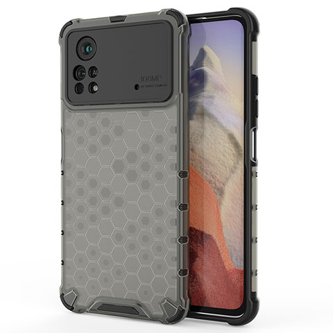 Silikon Schutzhülle Rahmen Tasche Hülle Durchsichtig Transparent 360 Grad Ganzkörper AM1 für Xiaomi Redmi Note 11E Pro 5G Schwarz