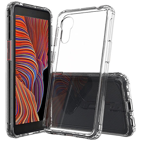 Silikon Schutzhülle Rahmen Tasche Hülle Durchsichtig Transparent 360 Grad Ganzkörper ZJ5 für Samsung Galaxy XCover 5 SM-G525F Klar