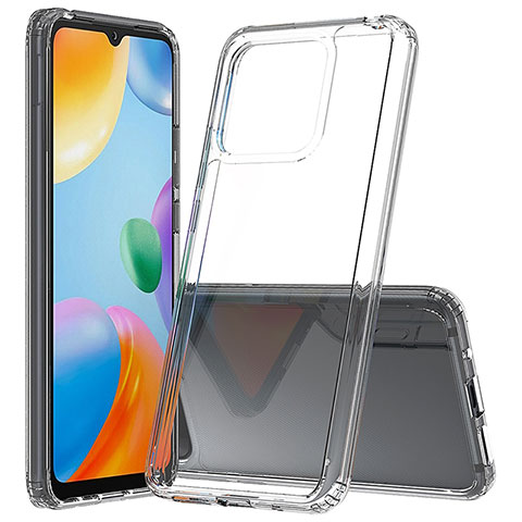 Silikon Schutzhülle Rahmen Tasche Hülle Durchsichtig Transparent 360 Grad Ganzkörper ZJ5 für Xiaomi Redmi 10 Power Klar