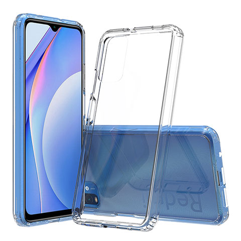 Silikon Schutzhülle Rahmen Tasche Hülle Durchsichtig Transparent 360 Grad Ganzkörper ZJ5 für Xiaomi Redmi 9T 4G Klar