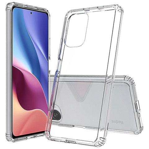 Silikon Schutzhülle Rahmen Tasche Hülle Durchsichtig Transparent 360 Grad Ganzkörper ZJ5 für Xiaomi Redmi K40 5G Klar