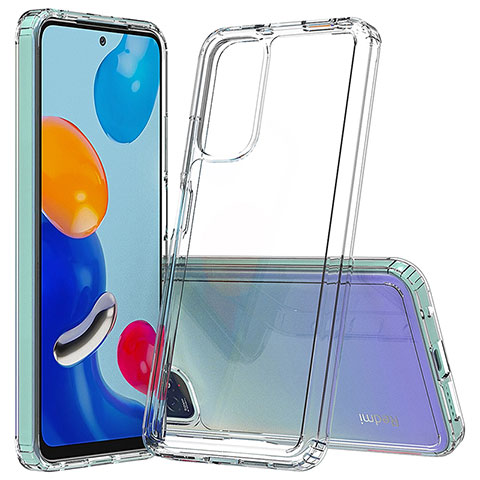 Silikon Schutzhülle Rahmen Tasche Hülle Durchsichtig Transparent 360 Grad Ganzkörper ZJ5 für Xiaomi Redmi Note 11 4G (2022) Klar