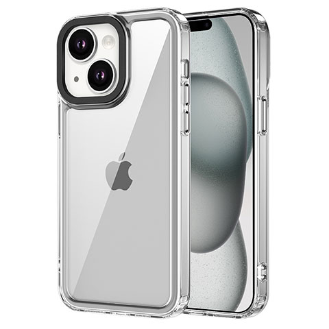 Silikon Schutzhülle Rahmen Tasche Hülle Durchsichtig Transparent AC1 für Apple iPhone 13 Klar