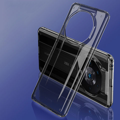 Silikon Schutzhülle Rahmen Tasche Hülle Durchsichtig Transparent AC1 für Huawei Honor Magic4 Ultimate 5G Schwarz