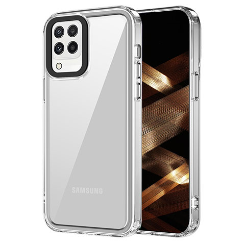 Silikon Schutzhülle Rahmen Tasche Hülle Durchsichtig Transparent AC1 für Samsung Galaxy M32 4G Klar