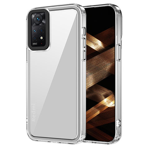 Silikon Schutzhülle Rahmen Tasche Hülle Durchsichtig Transparent AC1 für Xiaomi Redmi Note 11 Pro 5G Klar