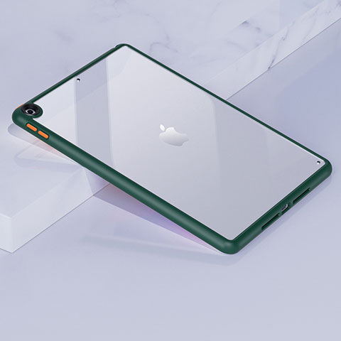 Silikon Schutzhülle Rahmen Tasche Hülle Durchsichtig Transparent für Apple iPad 10.2 (2019) Grün