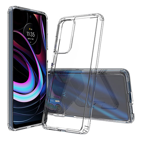 Silikon Schutzhülle Rahmen Tasche Hülle Durchsichtig Transparent für Motorola Moto Edge (2021) 5G Klar