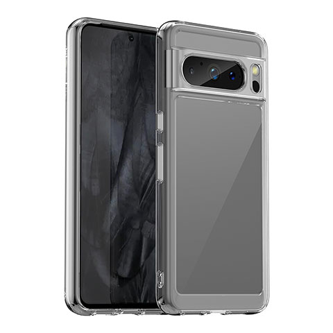 Silikon Schutzhülle Rahmen Tasche Hülle Durchsichtig Transparent J01S für Google Pixel 8 Pro 5G Klar