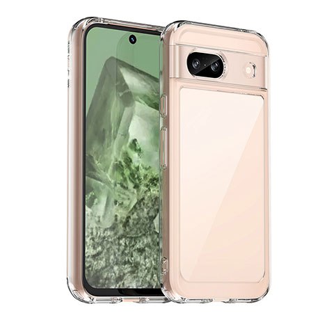 Silikon Schutzhülle Rahmen Tasche Hülle Durchsichtig Transparent J01S für Google Pixel 8a 5G Klar