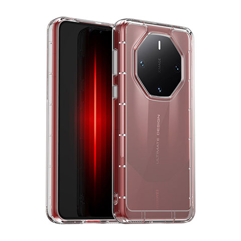 Silikon Schutzhülle Rahmen Tasche Hülle Durchsichtig Transparent J01S für Huawei Mate 60 RS Ultimate Klar