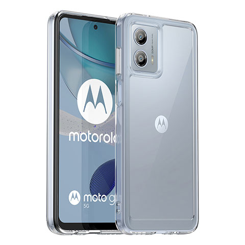 Silikon Schutzhülle Rahmen Tasche Hülle Durchsichtig Transparent J01S für Motorola Moto G53 5G Klar