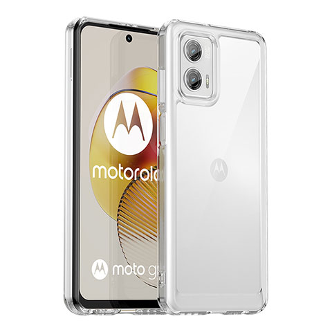 Silikon Schutzhülle Rahmen Tasche Hülle Durchsichtig Transparent J01S für Motorola Moto G73 5G Klar