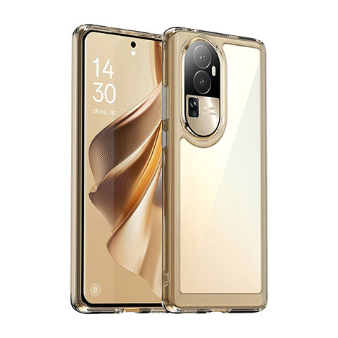 Silikon Schutzhülle Rahmen Tasche Hülle Durchsichtig Transparent J01S für Oppo Reno10 Pro+ Plus 5G Grau